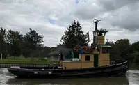 Bogserbåt till salu