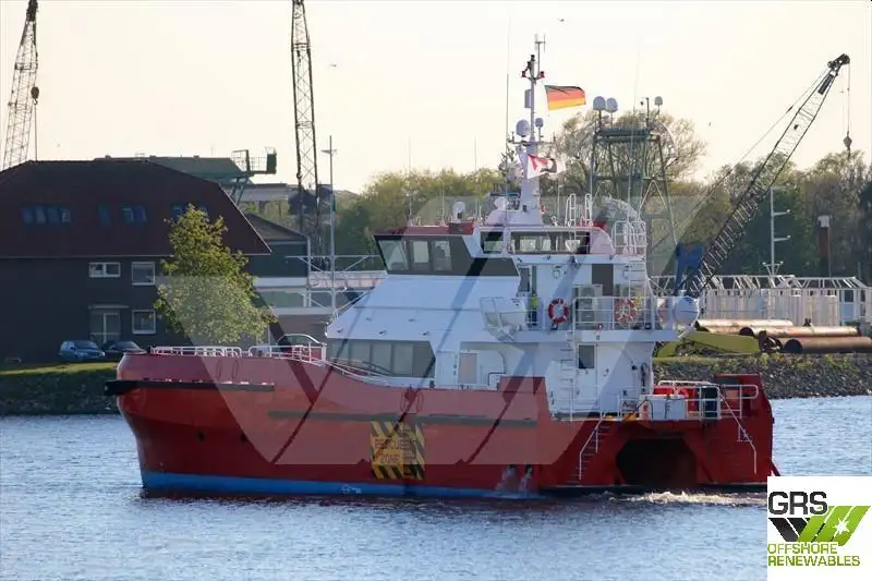 Servicefartyg för vindkraftsparker till salu