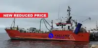 Fartyg för fiskbearbetning och leverans till salu