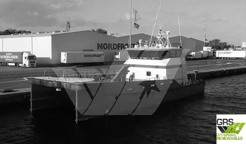 Servicefartyg för vindkraftsparker till salu