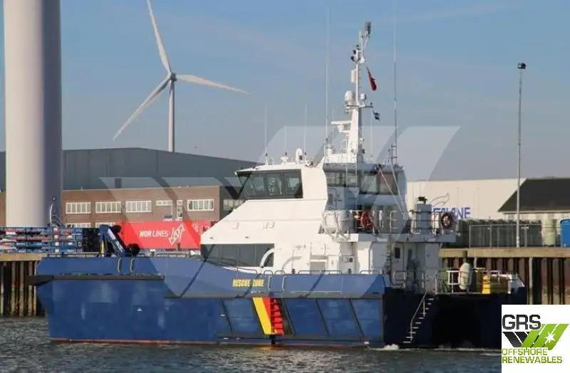 Servicefartyg för vindkraftsparker till salu