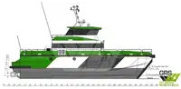 Wind farm service vessel till salu