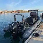 Styv uppblåsbar båt till salu