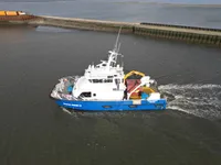 Servicefartyg för vindkraftsparker till salu