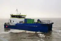 Wind farm service vessel till salu
