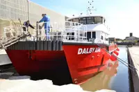 Wind farm service vessel till salu