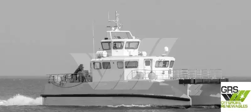 Servicefartyg för vindkraftsparker till salu