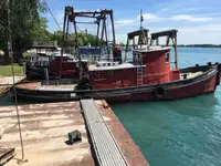 Bogserbåt till salu