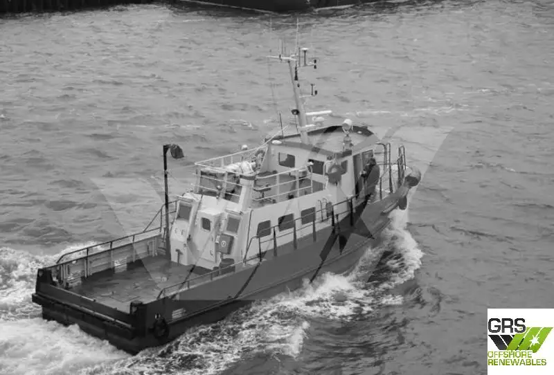 Servicefartyg för vindkraftsparker till salu