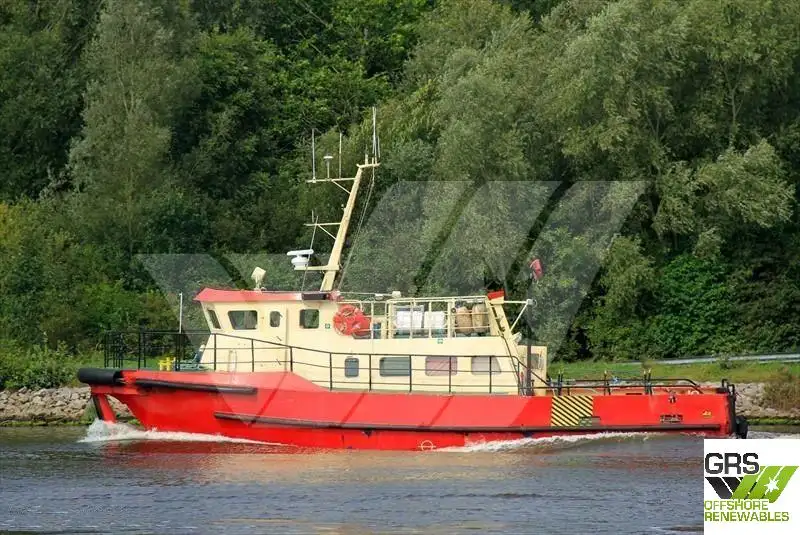 Servicefartyg för vindkraftsparker till salu