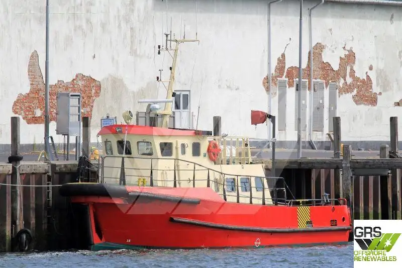 Servicefartyg för vindkraftsparker till salu