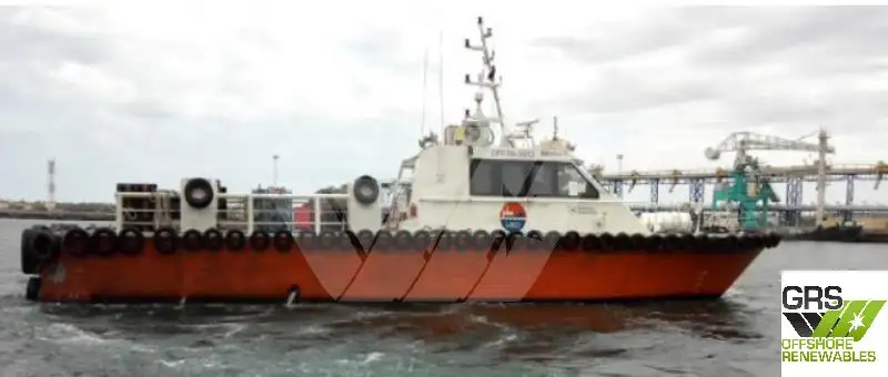 Servicefartyg för vindkraftsparker till salu