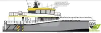 Wind farm service vessel till salu