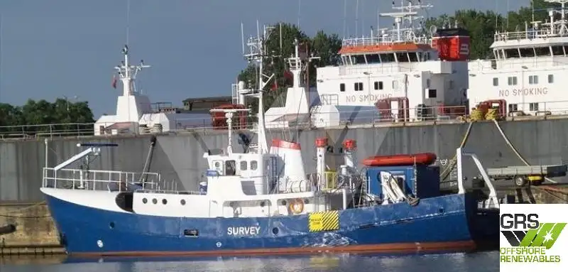 Undersökningsfartyg till salu