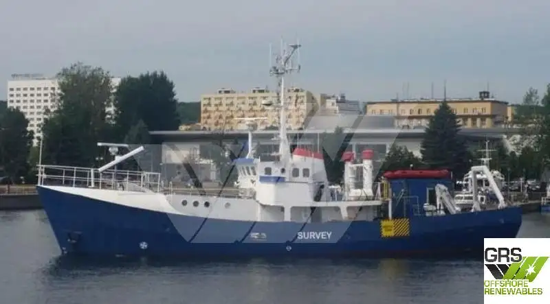 Undersökningsfartyg till salu