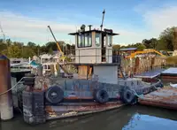 Bogserbåt till salu