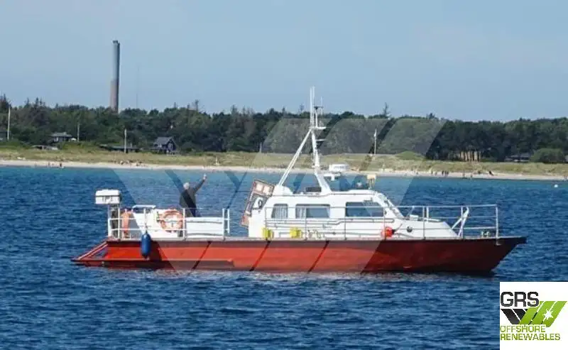 Servicefartyg för vindkraftsparker till salu
