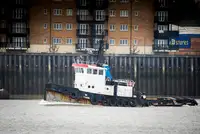 Bogserbåt till salu