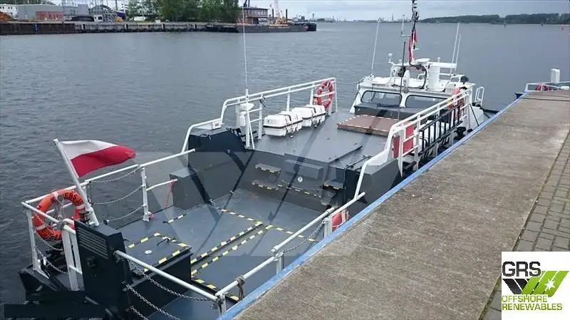 Servicefartyg för vindkraftsparker till salu