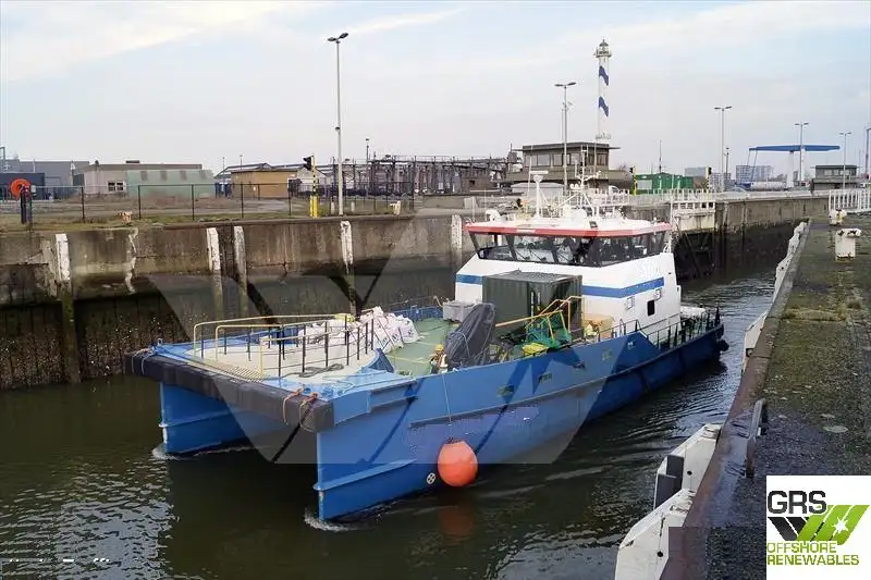Servicefartyg för vindkraftsparker till salu