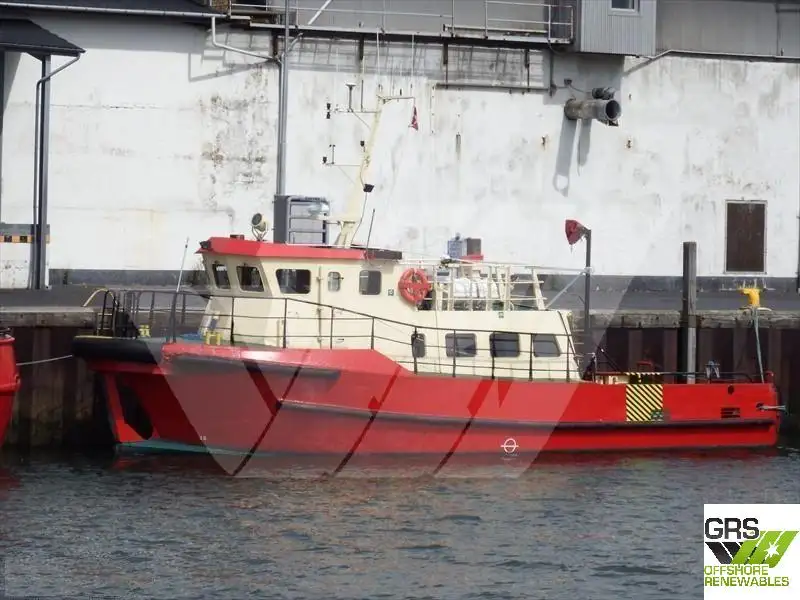 Servicefartyg för vindkraftsparker till salu