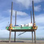Jack-up drilling rig till salu
