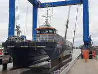 Servicefartyg för vindkraftsparker till salu