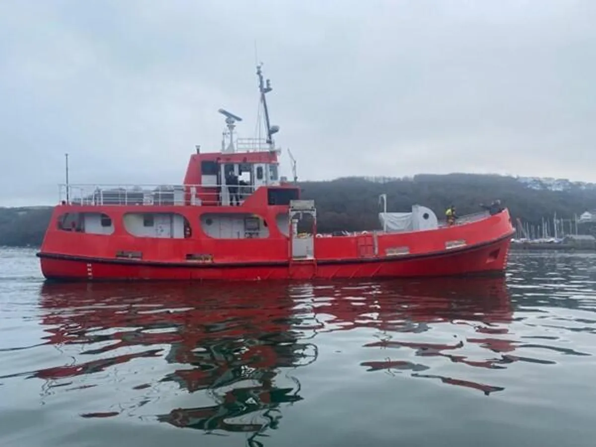 Undersökningsfartyg till salu