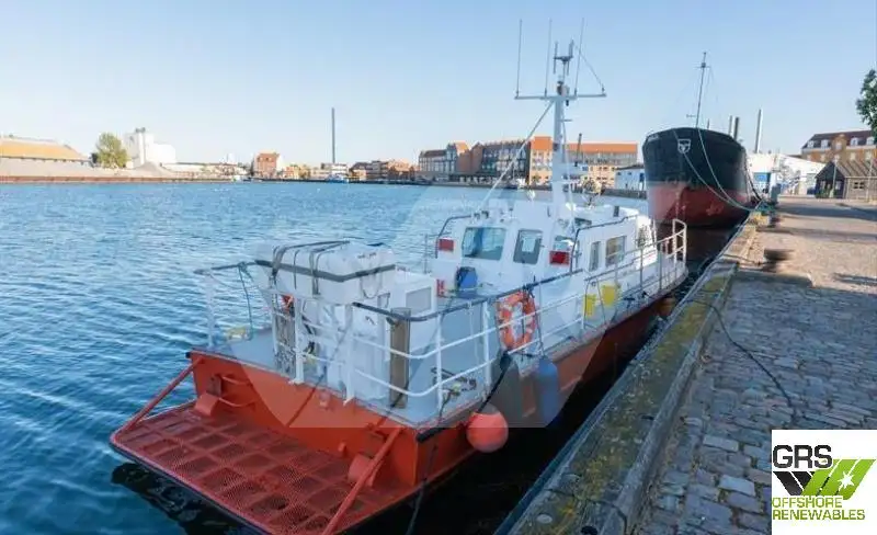 Servicefartyg för vindkraftsparker till salu