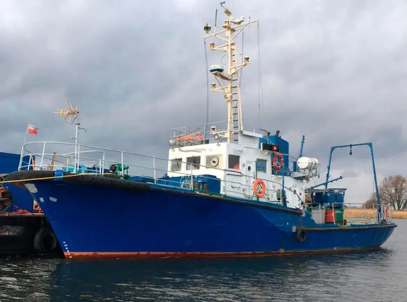 Undersökningsfartyg till salu