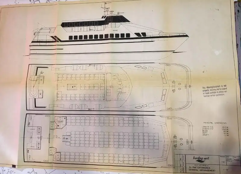 Katamaran till salu