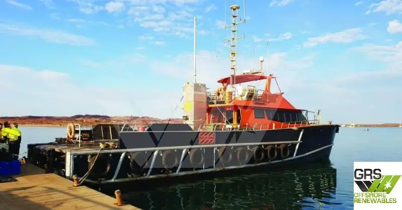 Servicefartyg för vindkraftsparker till salu