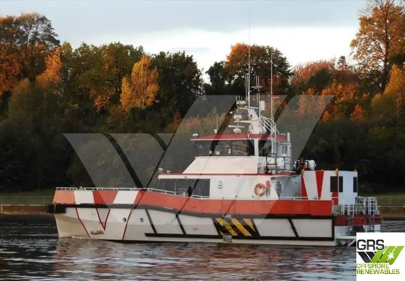 Servicefartyg för vindkraftsparker till salu