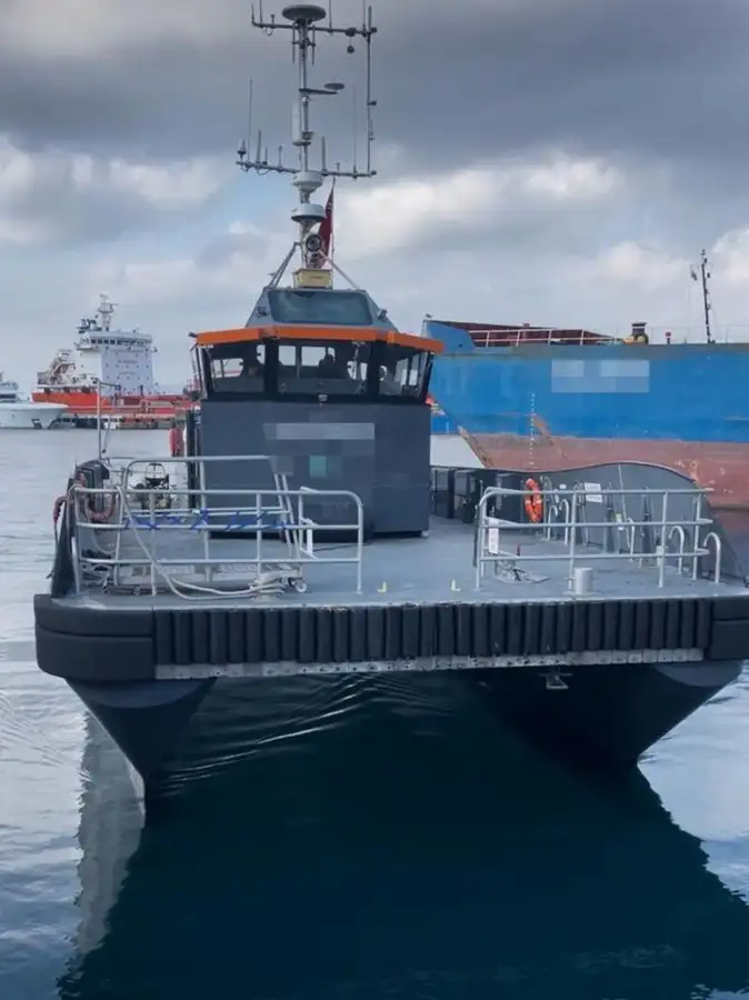 Servicefartyg för vindkraftsparker till salu