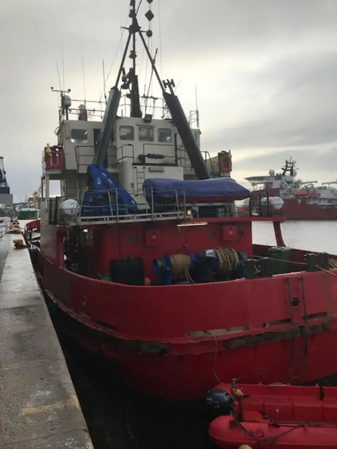 Dredgefartyg till salu