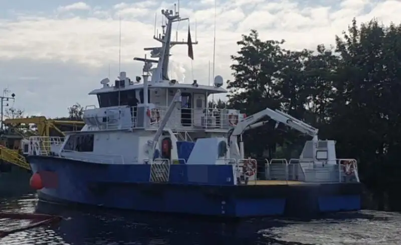 Servicefartyg för vindkraftsparker till salu